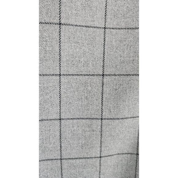 NWT Calvin Klein Womens Size 4 Gray Wide-Leg Check Pattern Dress Pants Trouser - Picture 4 of 4